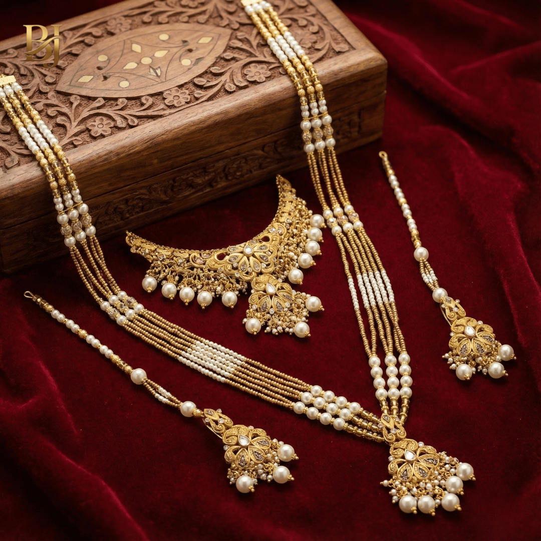 Pearl Crown Signature Bridal Set